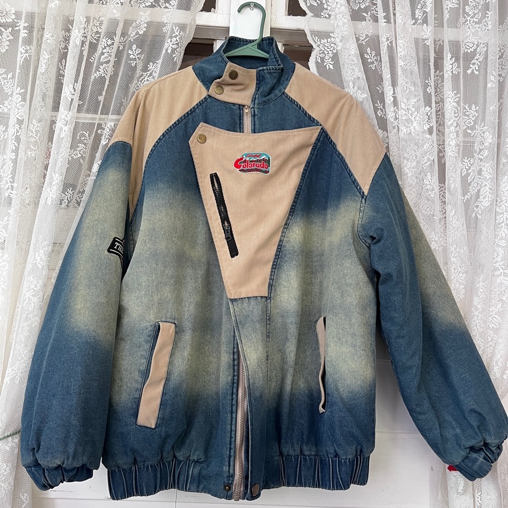 Aelfric Eden Blue and Tan Men's Jacket